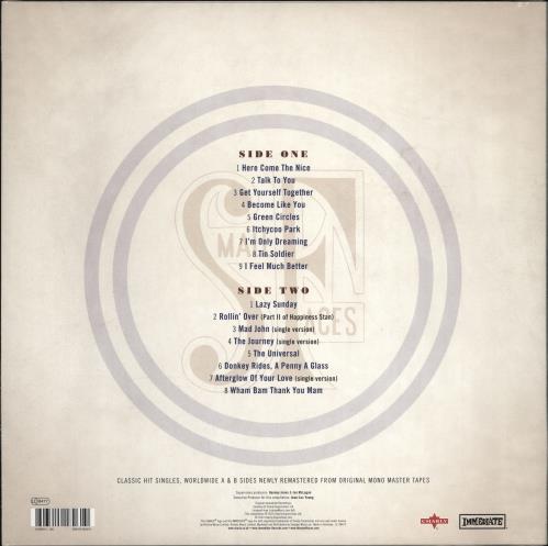 Limited Edition Small Faces Immediate Years Vinyl LP Small Faces